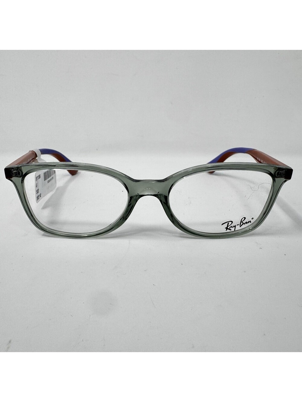 Ray-Ban RB1586 3922 Junior Green Orange Eyeglass Frames 47-16-130 New